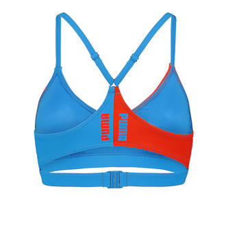 Ženski kupaći Puma SWIM WOMEN HERITAGE STRIPE TOP 1P