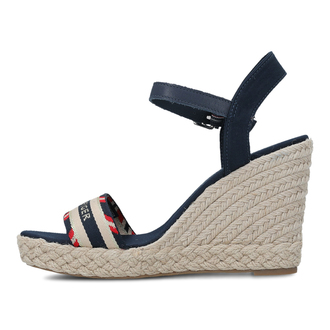 Ženske sandale Tommy Hilfgier CORPORATE WEBBING HIGH WEDGE