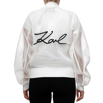Ženska jakna Karl Lagerfeld mesh bomber