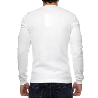 Muški duks Calvin Klein MONOGRAM BADGE WAFFLE LS TEE