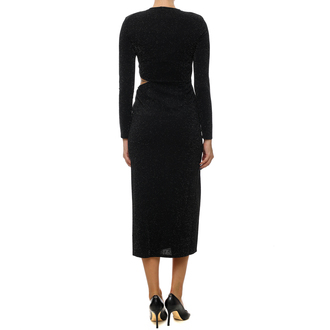 Ženska haljina Karl Lagerfeld Lslv Lurex Jersey Dress
