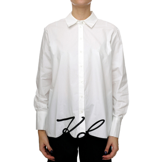 Ženska košulja Karl Lagerfeld Karl Hem Signature Shirt
