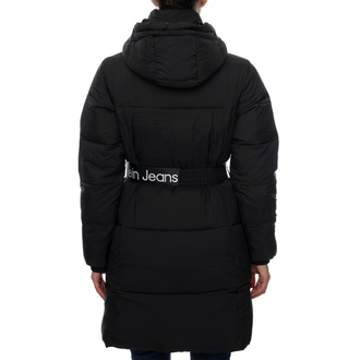 Ženska jakna Calvin Klein LOGO BELT WAISTED LONG PUFFER