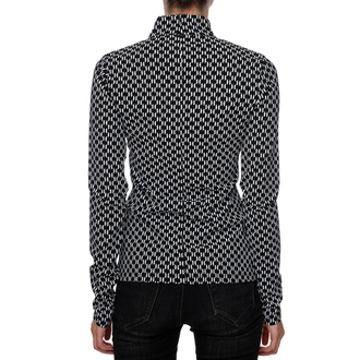 Ženska rolka Karl Lagerfeld AOP MONOGRAM LONG SLEEVE TOP