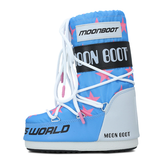Dječije čizme Moon Boot Icon Retrobiker Pink Stars