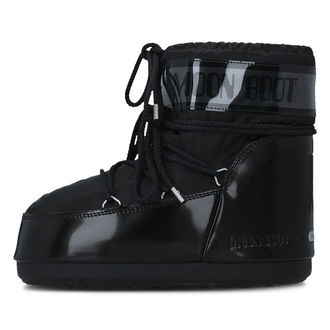 Ženske čizme Moon Boot CLASSIC LOW GLANCE BLACK