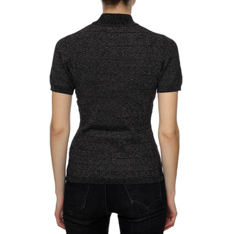 Ženski džemper Karl Lagerfeld Mockneck Lurex Knit Top