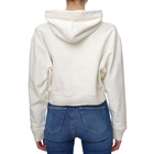 Ženski duks Calvin Klein BADGE WIDE SLEEVES CROP HOODIE