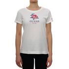 Ženska majica Guess SS CN GLITTERY ROSE TEE