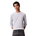 Muška majica Calvin Klein ls waffle woven label crewnk tee