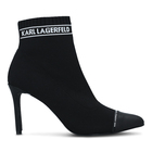 Ženske čizme Karl Lagerfeld PANDARA MID KNIT BOOT