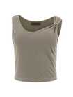 Ženska majica Guess AIMEE SS JEWEL DRAP TOP