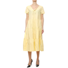 Ženska haljina Tommy Hilfiger Tjw Poplin Tiered Ss Midi Dress