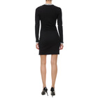 Ženska haljina Tommy Hilfiger TJW LS LOGO BODYCON DRESS