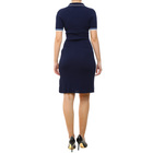 Ženska haljina Guess THALIA POLO NECK SS DRESS SWTR
