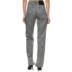 Ženske hlače Karl Lagerfeld Printed Relax Fit Denim Pants