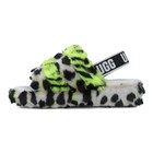 Ženske papuče Ugg FLUFF YEAH ANIMALIA