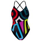 Ženski kupaći Puma SWIM WOMEN PLACED PRINT SWIMSUIT 1P