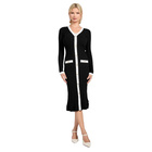 Ženska haljina Guess LS VN LAUREL SWTR DR