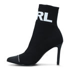 Ženske čizme Karl Lagerfeld PANDARA HI KNIT COLLAR ANKLE