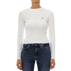 Ženska majica Tommy Hilfiger tjw slim sh lettuce edge rib ls