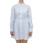 Ženska haljina Tommy Hilfiger TJW F&F PINSTRIPE SHIRT DRESS