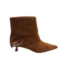 Ženske čizme Karl Lagerfeld Pasha Fold Down Ankle Boot
