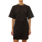 Ženska haljina Calvin Klein ss logo rib interlock t-shirt dr
