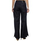 Ženske farmerke Karl Lagerfeld Mid Rise Wide Leg Denim Pants