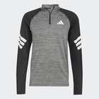 Mu&scaron;ka majica adidas GYM+ 3S 1/4 ZIP