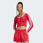 Ženska majica adidas 3S LS CROP