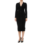 Ženska haljina Guess LS VN RIB MIRANDA SWTR DRS