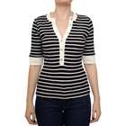 Ženska majica Guess 3/4 SL SERAFINO STRIPED TOP