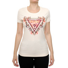 Ženska majica Guess SS TRIANGLE FLOWERS TEE