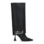 Ženske čizme Karl Lagerfeld Debut Ii Fold Down Midi Boot