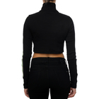 Ženska rolka Calvin Klein Logo Elastic Crop Rib Roll Neck