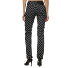 Ženske hlače Karl Lagerfeld UNISEX MONOGRAM DENIM PANT