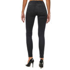 Ženske farmerke Karl Lagerfeld BLACK SKINNY DENIM LOGO PANTS