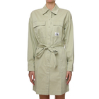 Ženska haljina Calvin Klein BADGE BELTED SHIRT DRESS